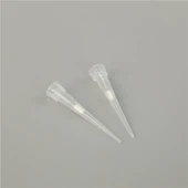 Vârf de pipetă cu filtru steril din plastic transparent