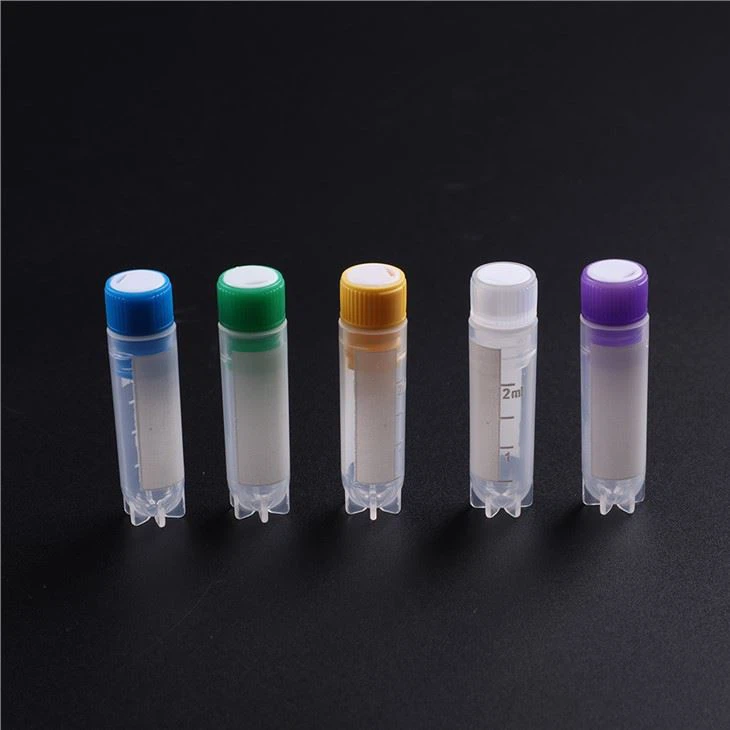 Capac pentru tuburi de congelare Materiale de laborator de unică folosință Plastic criogenic Cryovi Probă Cryo Tuburi Cryovials Cryotube