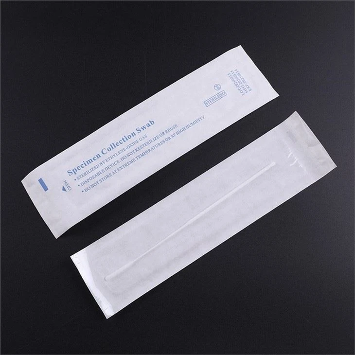 Medical Virus Test Collection Nylon Flocked Nasopharyngeal Nasal Swabs