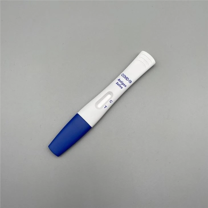 Salivă din plastic Kit de testare rapidă cu pălărie albastră