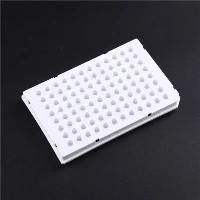 Placă PCR cu 96 de godeuri Filme de etanșare din aluminiu, fără borduri