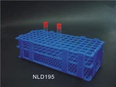 Raft pentru eprubete din plastic albastru de 15/16/17 mm