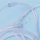 Canulă de oxigen nazal din PVC de unică folosință Vârfuri de oxigen nazal de diferite tipuri